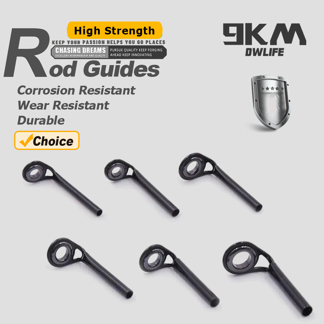 Fishing Rod Guides 5~10pcs MKT - огляд і ціна Fishing Rod Guide Replacement