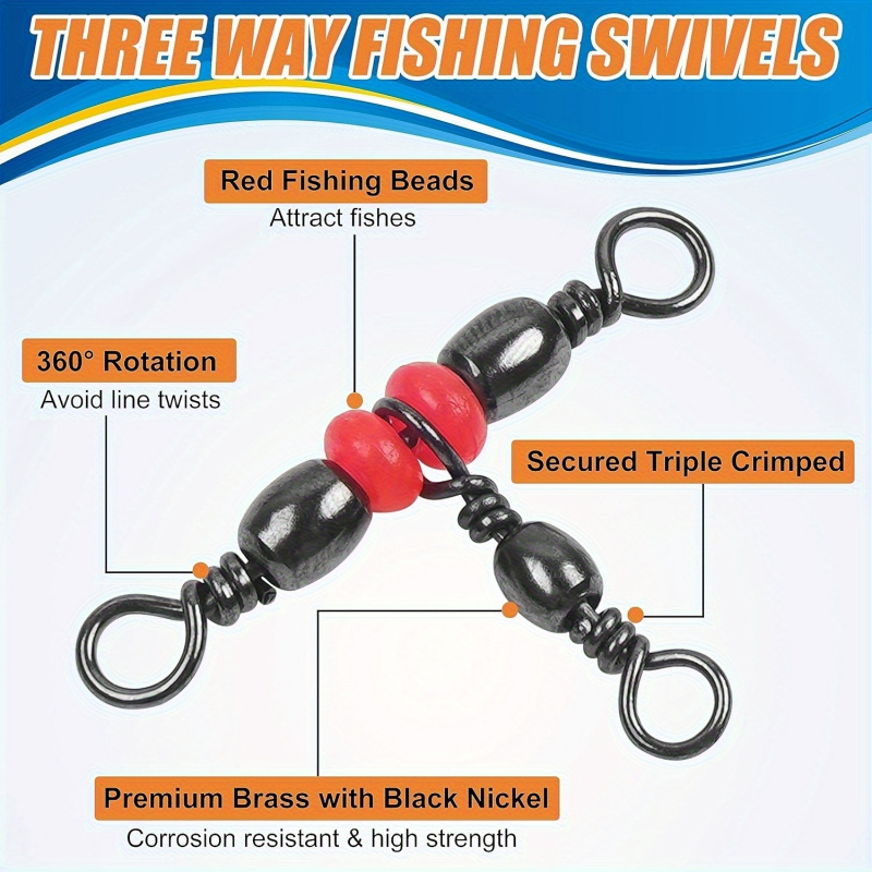 Fishing 3- Way Swivels, Packag - огляд і ціна Fishing Rod Building Kit